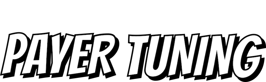 Payer Tuning Logo mit weißer Schrift