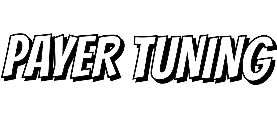 Payer Tuning Logo mit weißer Schrift